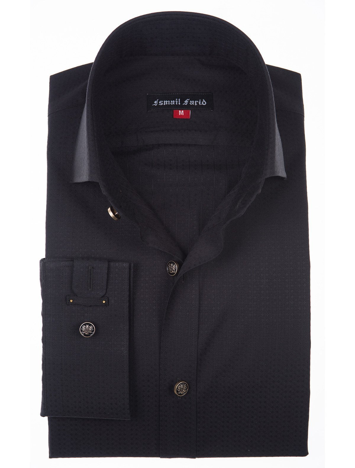 BLACK DETAILED SHIRT