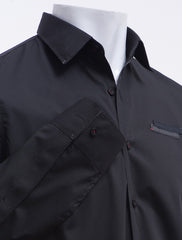 BLACK DESIGNED SHIRT