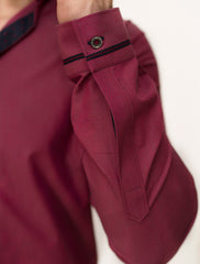 MAROON DRESS SHIRT