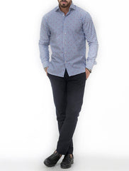 BLUE STRIPED SHIRT