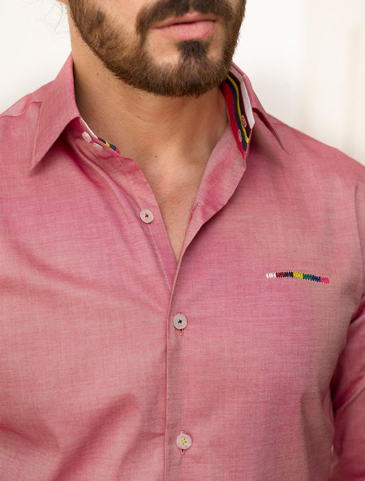 PINK DESIGNER SHIRT