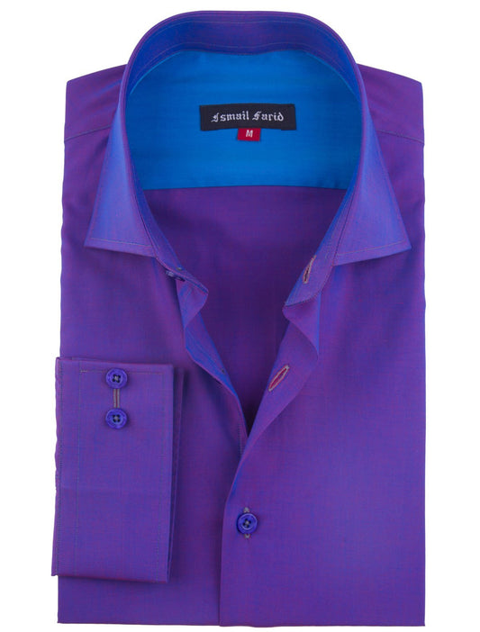 TWO TONE PURPLE SHIRT