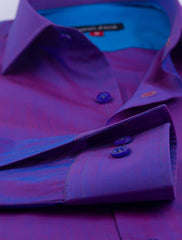 TWO TONE PURPLE SHIRT