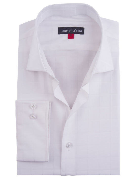 WHITE CHECKERED SHIRT