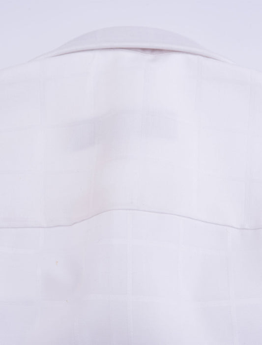 WHITE CHECKERED SHIRT