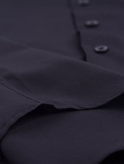 Black Self Stripe Shirt