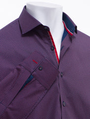 NAVY BLUE PRINT SHIRT