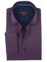 NAVY BLUE PRINT SHIRT
