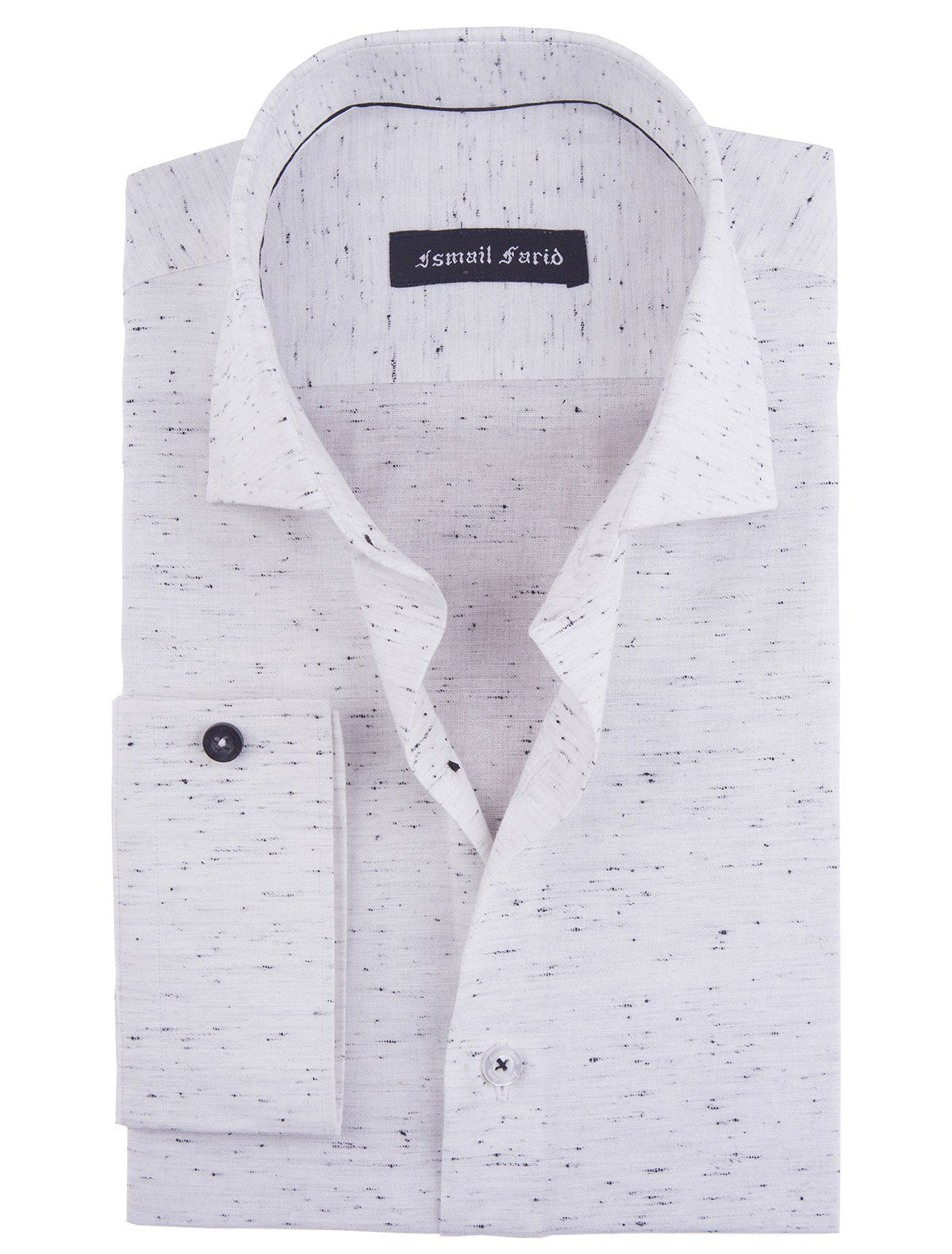 WHITE SALT AND PEPPER SHIRT