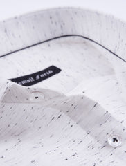 WHITE SALT AND PEPPER SHIRT