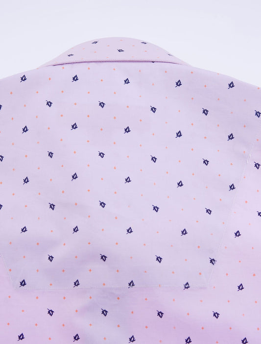 PINK & GREEN PRINTED SHIRT
