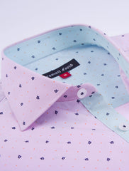 PINK & GREEN PRINTED SHIRT