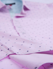 PINK & GREEN PRINTED SHIRT