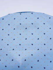 WHITE & BLUE PRINTED SHIRT