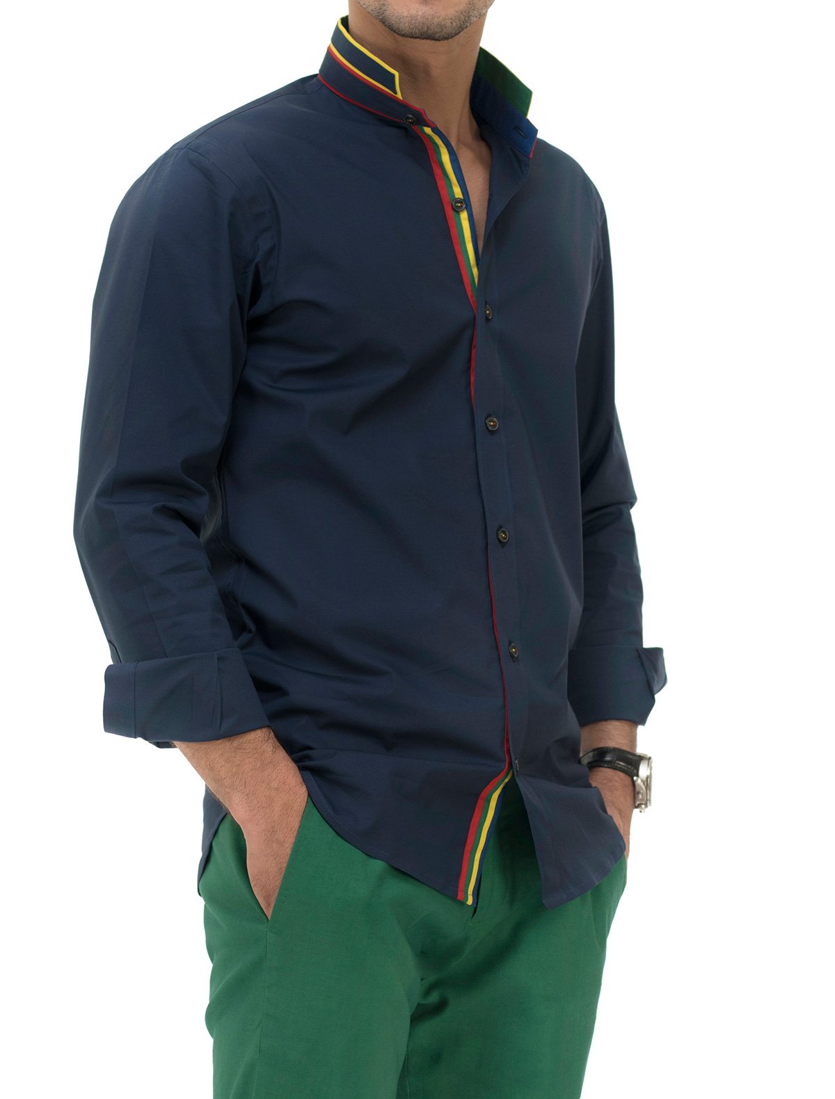 NAVY SPORT SHIRT