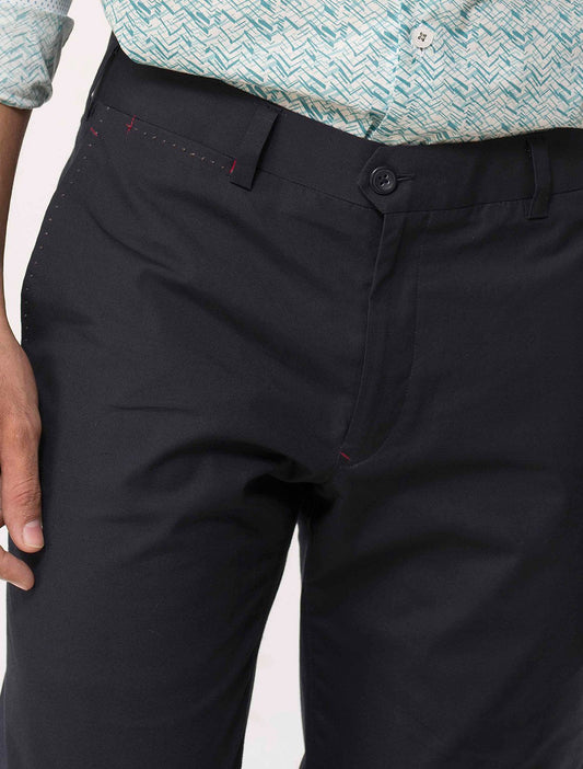 BLUE COTTON CHINOS