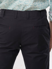 BLUE COTTON CHINOS