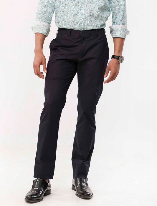 BLUE COTTON CHINOS
