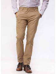 BEIGE COTTON CHINOS