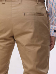 BEIGE COTTON CHINOS