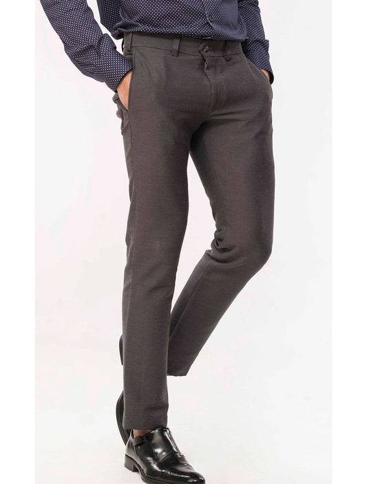 CHARCOAL GREY STRETCHABLE PANT