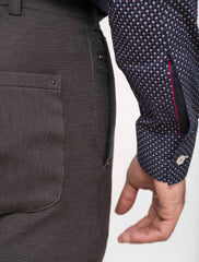 CHARCOAL GREY STRETCHABLE PANT