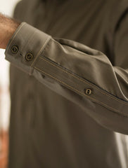 OLIVE GREEN KAMEEZ SHALWAR