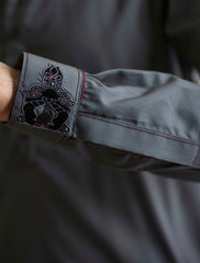 MEDIUM GREY APPLIQUE