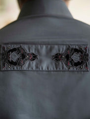 MEDIUM GREY APPLIQUE