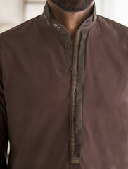 CHOCLATE BROWN KAMEEZ SHALWAR