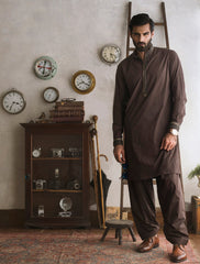 CHOCLATE BROWN KAMEEZ SHALWAR
