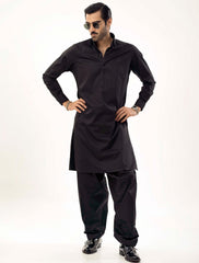 JET BLACK KAMEEZ SHALWAR