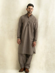 BROWN KAMEEZ SHALWAR