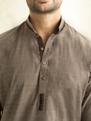BROWN KAMEEZ SHALWAR