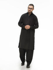 JET BLACK KAMEEZ SHALWAR