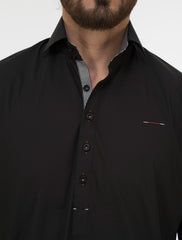 JET BLACK KAMEEZ SHALWAR
