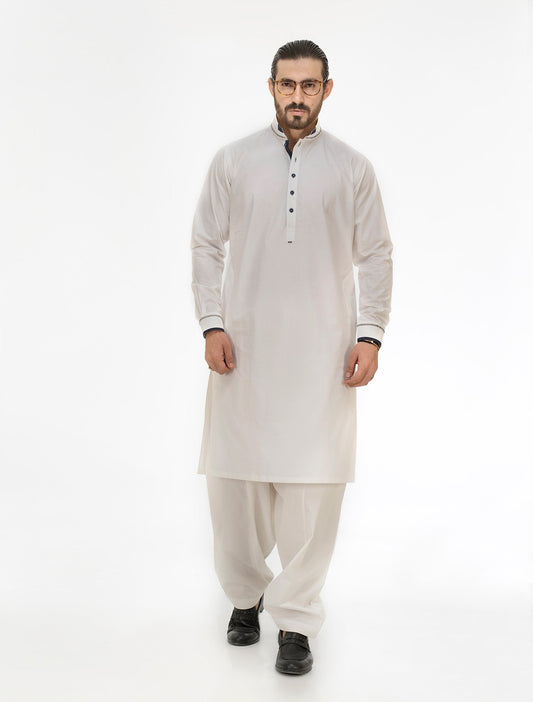 WHITE KAMEEZ SHALWAR