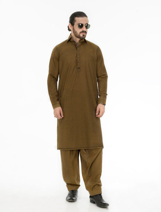 GOLDEN OAK TEXTURE SHALWAR KAMEEZ