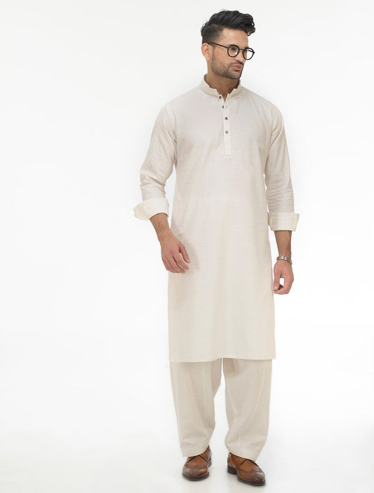 WHITE APPLIQUE SHALWAR KAMEEZ
