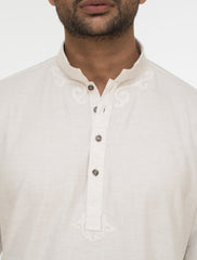 WHITE APPLIQUE SHALWAR KAMEEZ