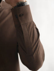 CLASSIC BROWN TWO TONE KAMEEZ SHALWAR