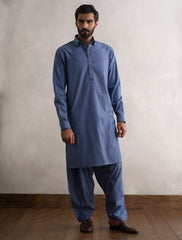 BLUE KAMEEZ SHALWAR