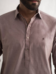 TAUPE KAMEEZ SHALWAR