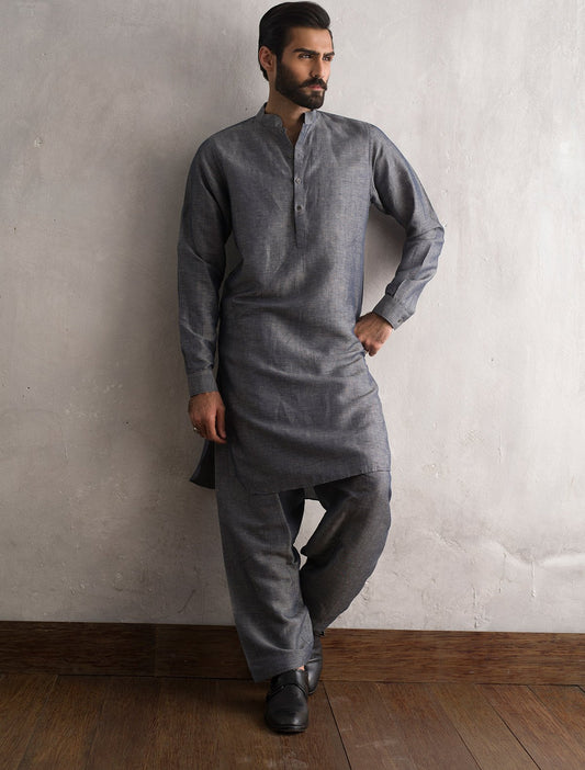 CLASSIC LINEN KAMEEZ SHALWAR