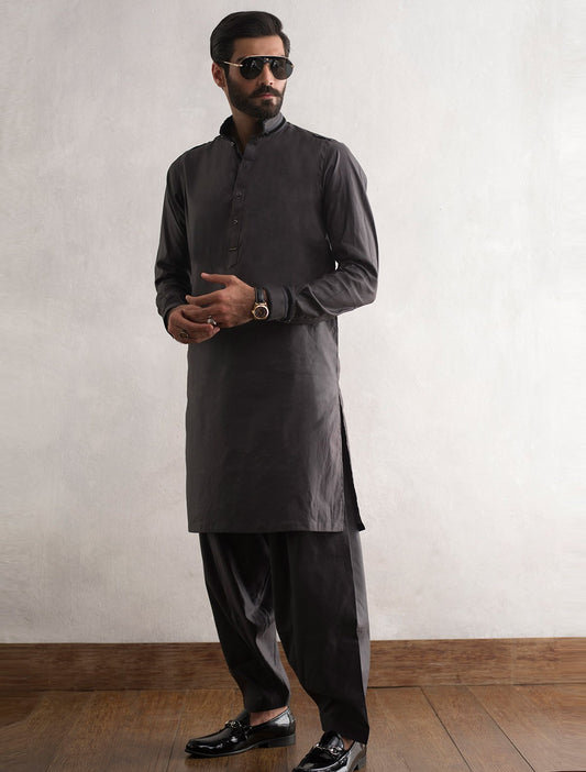 CHARCOAL KAMEEZ SHALWAR