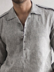 NOTCH COLLAR KURTA / PANT PAJAMA