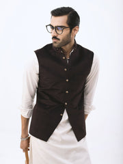 MAROON SUEDE WAISTCOAT