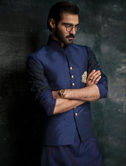 ROYAL BLUE WAISTCOAT