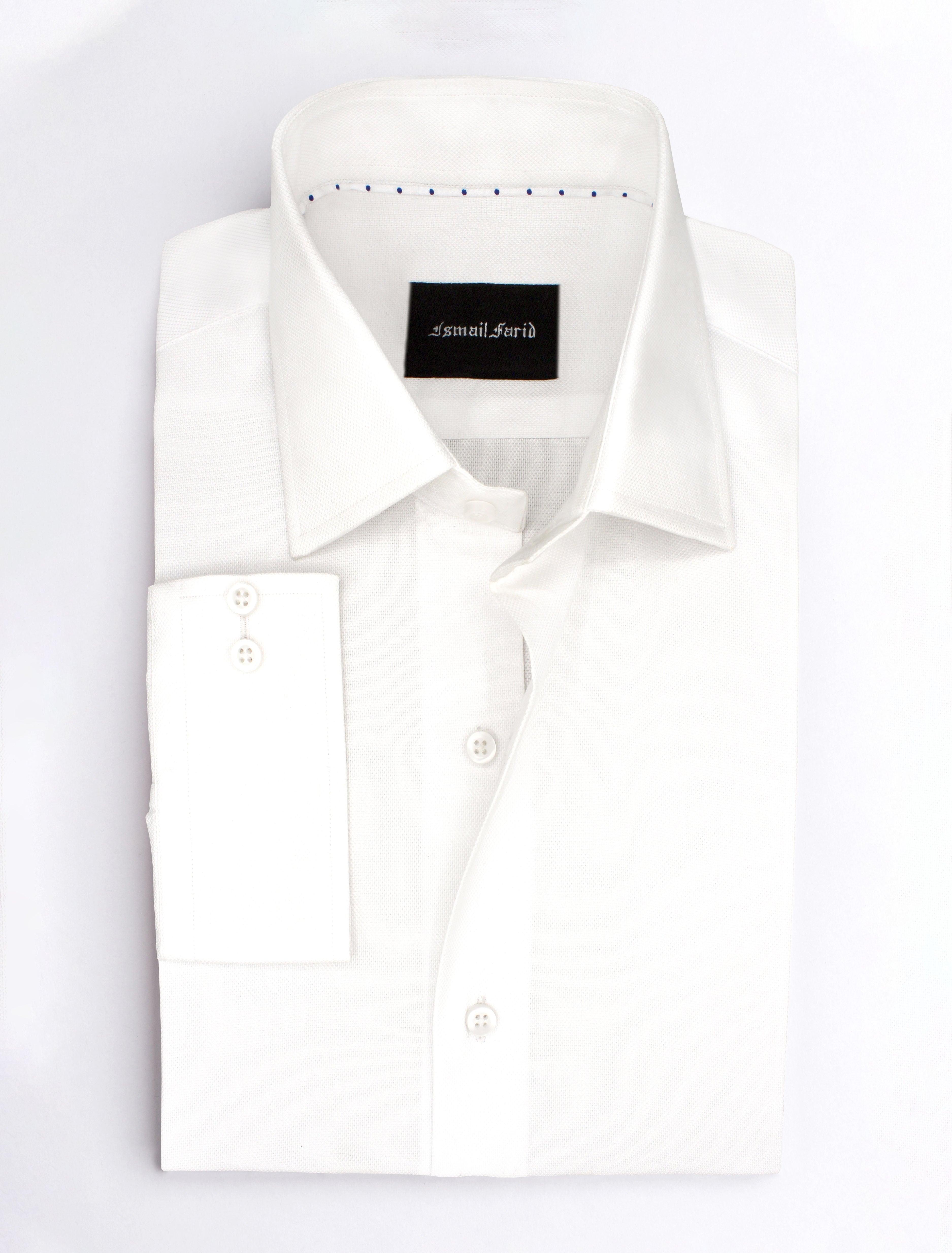 WHITE BUSINESS CASUAL SHIRT