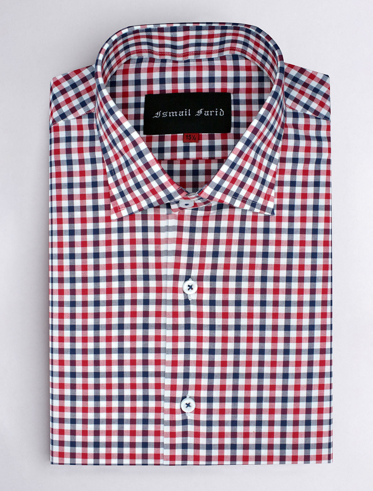 RED AND BLUE CHECKERED SHIRT
